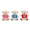 Knuffelbeer Love Purpurine Shirt Beige 50 cm