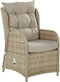 Beliani PONZA - Loungeset voor 2 - Beige - PE rotan