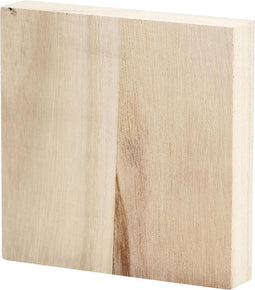 Knutselplank Ikoon Creotime hout 9.6x9.6cm