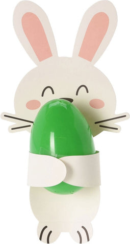 Knutselset Paashaas met Geschenkeieren, 8st.