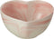 J-Line Hart kom - porselein - wit/roze - medium - 4 stuks