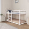 vidaXL - Stapelbed - massief - grenenhout - wit - 90x200 - cm