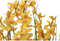 Decoratieve plant DKD Home Decor Geel (40 x 40 x 114 cm)