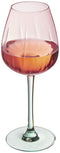 Cristal d’Arques Paris Swirly Spring - Wijnglas - Geschikt voor afwasmachine en koelkast - Roze (4 stuks)