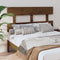 vidaXL - Hoofdbord - 144x3x81 - cm - massief - grenenhout - honingbruin