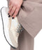 PS Poelman CHARU Dames Sneakers - Vetersluiting - Leer/Suède - Wit met combinatie