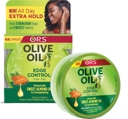 ORS Edge Control Haargel 64g - Hydraterende Stylinggel met Waterbasis, Glycerine & Ceteareth-25 voor Gladde, Glanzende Haarstyling zonder Plakkerigheid of Resten
