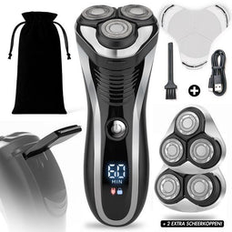 Sansbeauté® S1111 - 2-in-1 Scheerapparaat - Nat & Droog - Precisietrimmer - Waterproof
