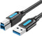 Vention USB 3.0 A Male naar USB B Male kabel - 3 Meter