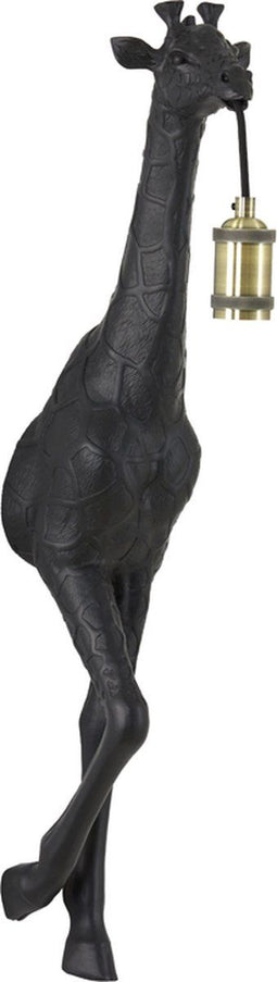Light & Living Wandlamp Giraffe - 190cm - Mat Zwart