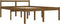 vidaXL - Seniorenbed - massief - grenenhout - honingbruin - 140x190 - cm