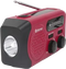 Denver SCR-2010 - Noodradio - Handzwengel en zonnepaneel - Rood/Zwart