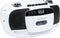 Thomson RK201CD Draagabre Radio/ Cassette/ CD Speler - Wit