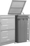 vidaXL - Containerberging - dubbel - 138x77,5x112,5 - cm - roestvrij - staal