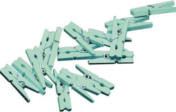 Haza - Knijpers haza mini mintgroen zak à 20 stuks