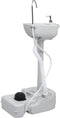vidaXL - Campingtoilet - en - wasbak - draagbaar