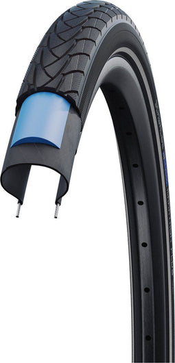 Schwalbe Marathon Plus SmartGuard - Buitenband 28 x 1.25 / 32-622 mm - Onplatbaar - Zwart met reflectie