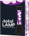 I-total Lavalamp 40 X 11 Cm Glas/aluminium 25w Zwart/paars