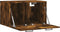 vidaXL - Wandkast - 60x36,5x35 - cm - bewerkt - hout - gerookt - eikenkleurig