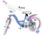 Frozen II - Kinderfiets 16 inch - 2 handremmen zijsteunen reflectoren verstelbaar stuur/zadel stuurmand - Blauw