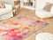 ISPARTA - Vloerkleed - Roze - 80 x 150 cm - Polyester