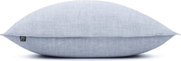 Zohome Kussensloop Lino - Kussenhoes van 40x80 cm - 1 stuk - 100% Katoen - Blauw