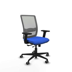 Haches Traslack Piqueras y Crespo 2D036G0 - Bureaustoel - Verstelbare hoogte met armleuning - Blauw