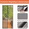 Klamboe, 110 x 220, insectenbescherming deur, magnetisch, voor woonkamer, balkon, zwart