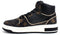Guess Tullia - Hoge Dames Sneakers - Witte Zool - Zwart/Bruin