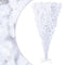 vidaXL - Kunstkerstboom - met - standaard - omgekeerd - 210 - cm - wit
