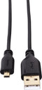 Hama USB-2.0-aansluitkabel, A-connector- mini-B-connector (B8 pin), 0,75 m, zwart