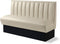 Bel Air Dinerbank Single Booth HW-150 Off White