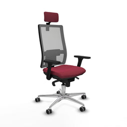 Bureaustoel Piqueras y Crespo 3D086G2 Kastanjebruin