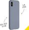Accezz Hoesje Geschikt voor iPhone Xs / X Hoesje Siliconen - Accezz Liquid Silicone Backcover - Lavendel