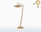 GOOD&MOJO Vloerlamp Kalimantan - Zwart/Naturel - 80x60x176cm - Scandinavisch,Bohemian - Staande lampen voor Woonkamer - Slaapkamer