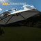 Kingsleeve Zweefparasol - Ø330cm UV-Bescherming 80+ Slinger - Crème
