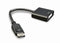 Gembird A-DPM-DVIF-002 - DisplayPort naar DVI adapterkabel - 10 cm - Zwart