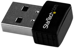 Startech.com USB433ACD1X1 - USB Wi-Fi adapter - AC600 Dual-Band - Zwart