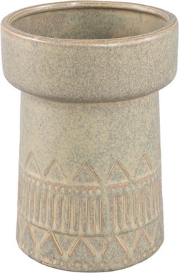 PTMD Rail Bloempot - 14 x 14 x 19 cm - Keramiek - Creme