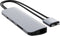 Hyper HD392 - USB-C dockingstation - Geïntegreerde kaartlezer - Grijs
