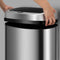 Automatische Prullenbak - Sensorprullenbak - 50 Liter - Zilver - Rechthoek