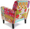 Leunstoel Patchwork Katoen (77 X 71 x 65 cm)
