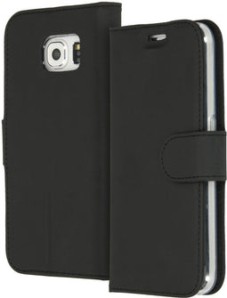 Accezz Galaxy S6 - Wallet Softcase Booktype - 3 pashouders - Zwart