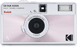 Kodak EKTAR H35N Film Camera Roze - halfframe - halfkleinbeeld - vernieuwde versie van de EKTAR H35
