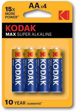 Kodak Max Alkaline Battery Aa Lr6 Blister * 4 | KODAK