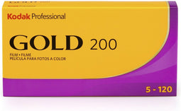 Kodak Professional Gold 200 - 120 film (rolfilm) - 5-pak