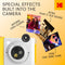 Kodak - Smile+ Camera - Wit - Instant Camera met effectveranderende lens, 2 x 3 inch ZINK-fotoprints met zelfklevende achterkant, compatibel met iOS- en Android-apparaten