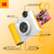 Kodak - Smile+ Camera - Wit - Instant Camera met effectveranderende lens, 2 x 3 inch ZINK-fotoprints met zelfklevende achterkant, compatibel met iOS- en Android-apparaten