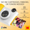 Kodak - Smile+ Camera - Wit - Instant Camera met effectveranderende lens, 2 x 3 inch ZINK-fotoprints met zelfklevende achterkant, compatibel met iOS- en Android-apparaten