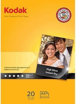 Kodak ultra premium A4 280gr, 20 vellen